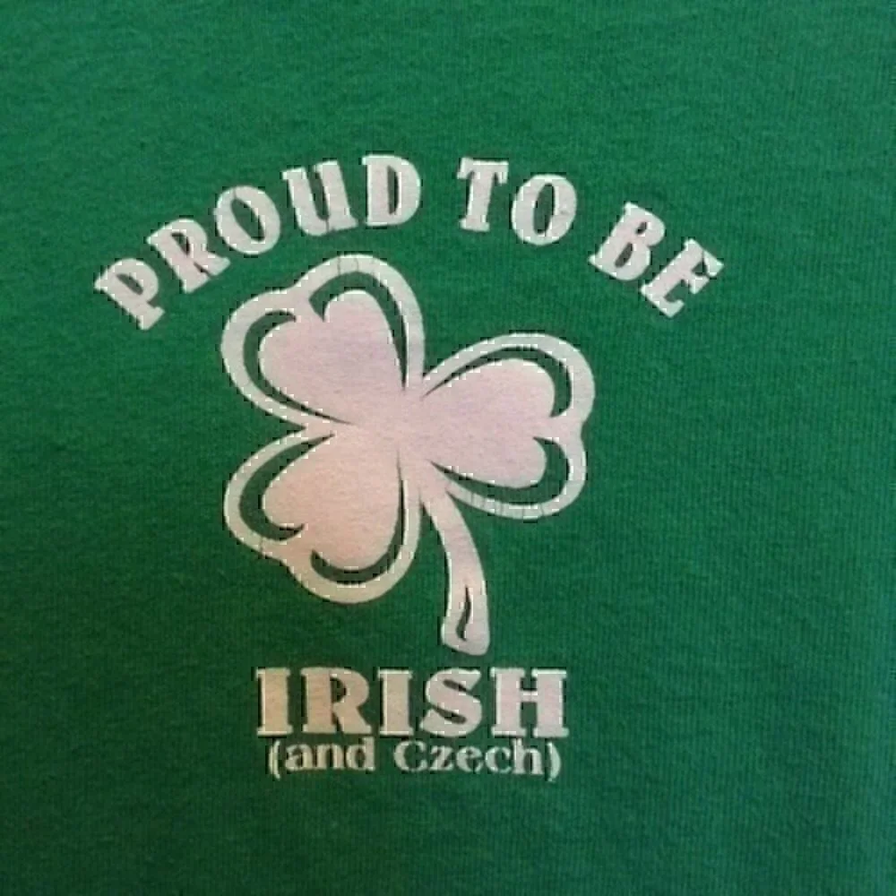 Youth xs proud to be Irish and Czech T